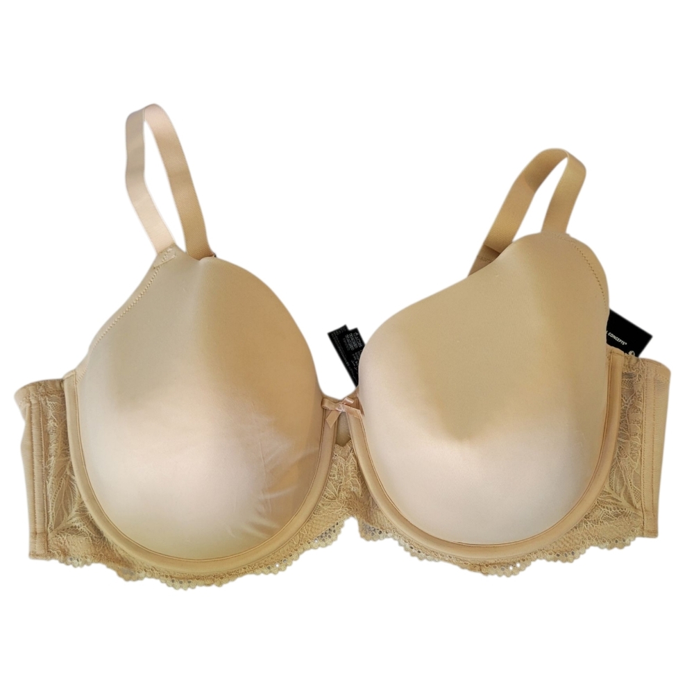 INC Beige Lace Bra Size 44F